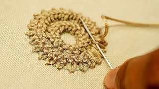 DIY Stitching&#39;s Beginner Friendly Hand Embroidery Flower Tutorial