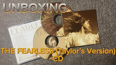 UNBOXING THE FEARLESS (Taylor’s Version) CD!