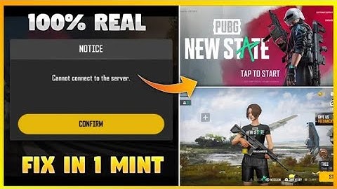 CAN NOT CONNECT THE SERVER | how to fix pubg newstate login problem | how to download pubgnewstate