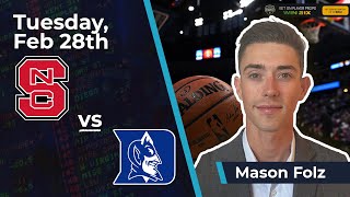 NC State vs. Duke Prediction, 2/28/23: NCAAB Free Betting Pick From Mason Folz