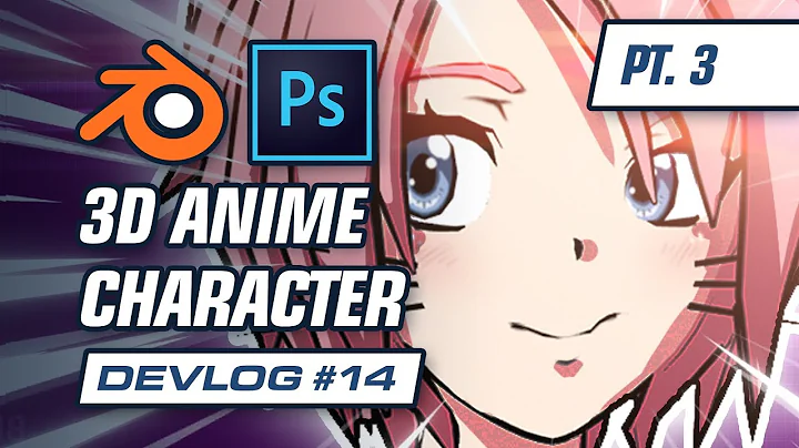 Texturing a 3D Anime Character in Blender (Part 3) | Project Feline Indie Game Devlog #14