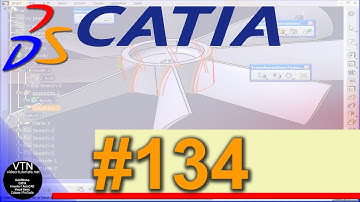 01-134 CATIA v5 TUTORIAL surface design: ( Reflect Line )
