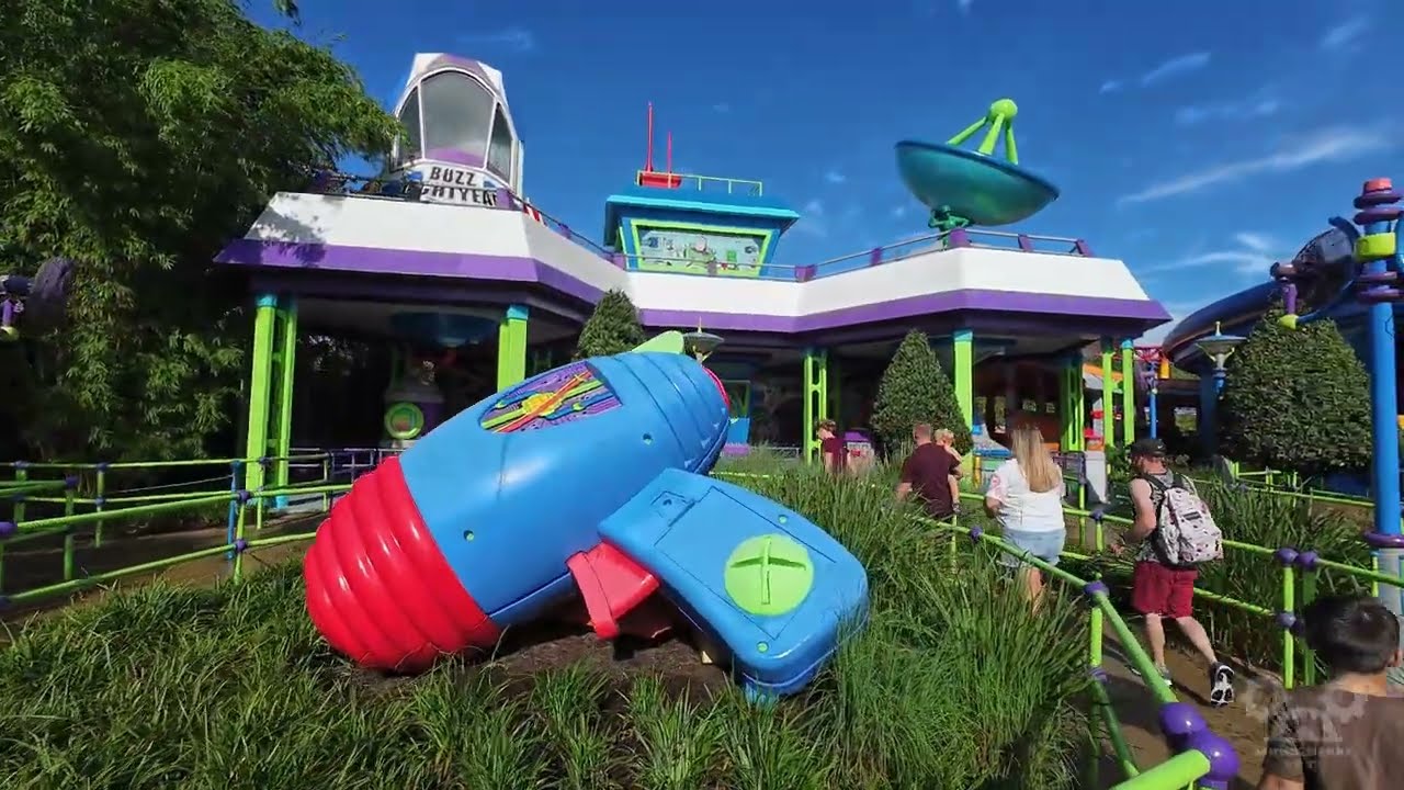 Alien Swirling Saucers POV at Toy Story Land in 4K | Hollywood Studios | Walt Disney World 2023