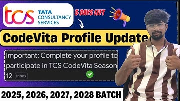 TCS CodeVita 2025 |Step by Step Profile Setup in TCS CodeVita|Complete Registration