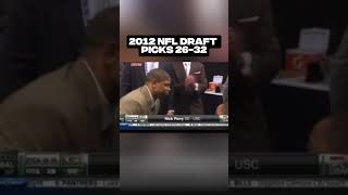 2012 nfl draft Picks 26-32