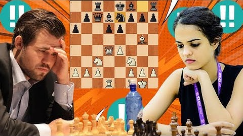 First class Magnus Carlsen vs Tania Sachdev 18