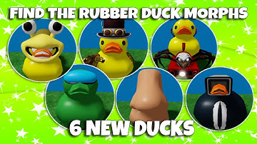 Find The Rubber Duck Morphs - 6 NEW Rubber Duck Morphs! [MAZE Map] Roblox