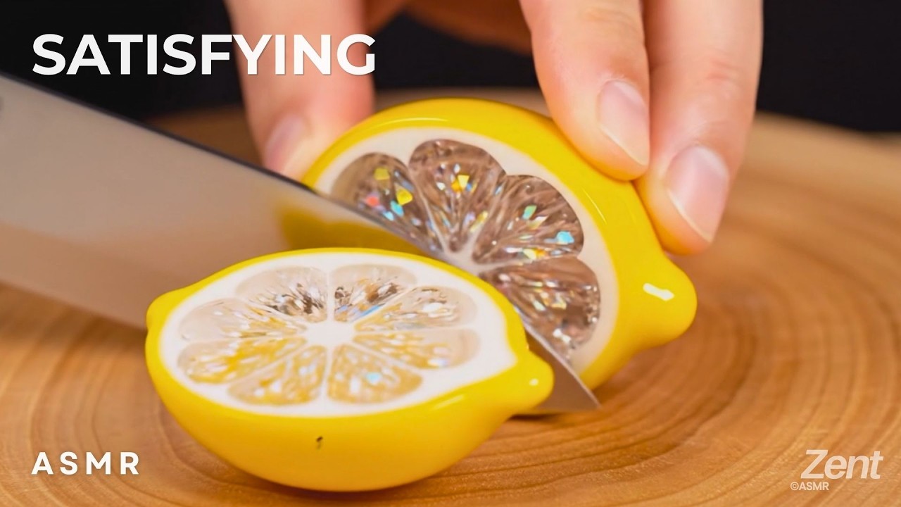 Cutting Glass Fruits ASMR | Ultra-Realistic Relaxing & Satisfying ASMR