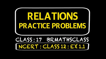 CHECK REFLEXIVE SYMMETRIC AND TRANSITIVE RELATIONS | EQUIVALENCE RELATION