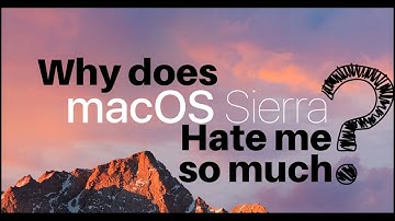 Why was upgrading Apple mac OS Sierra so painful?