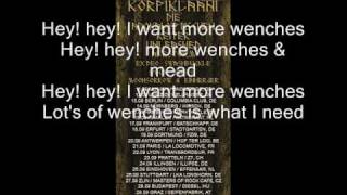 Alestorm - Wenches And Mead + Weiber Und Wein With Lyrics