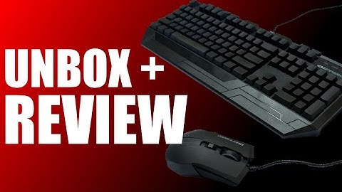 CM Storm Devastator - LED Gaming Keyboard and Mouse Combo Bundle Unboxing + Review!