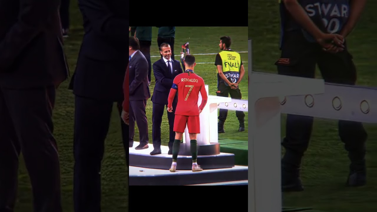 Gilded Glory: Cristiano Ronaldo's Triumph in Trophy Elevation