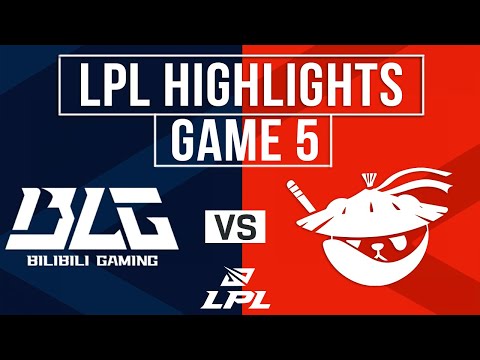 BLG vs AL Highlights Game 5 | LPL 2025 Split 2 Playoffs | Bilibili Gaming vs Anyone's Legend
