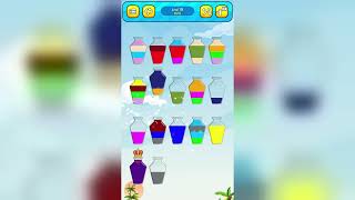 Water Sort Puzzle Level 115 - Full Solution & Walkthrough (Liquid Sort) screenshot 1