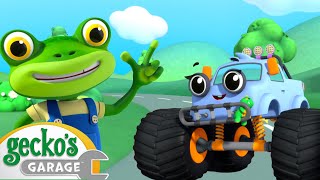 Monster Truck Boo Boo | Gecko's Garage Stories and Adventures for Kids | Moonbug Kids