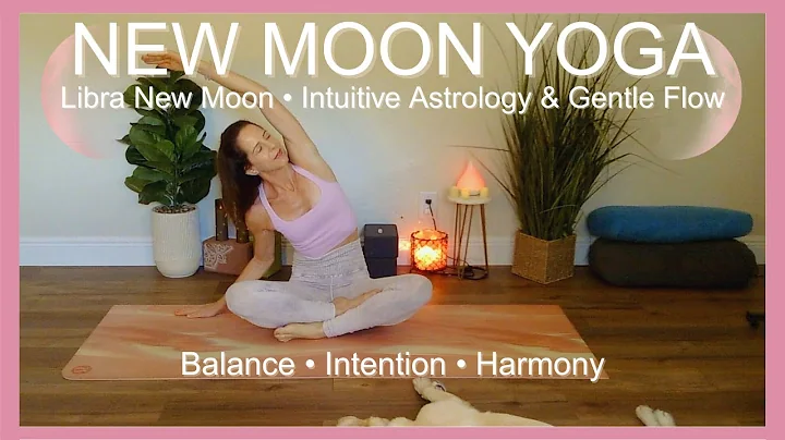 New Moon in Libra Yoga 🌑 Set Intentions & Restore Balance | Gentle Lunar Flow + Astrology Chat 🌙