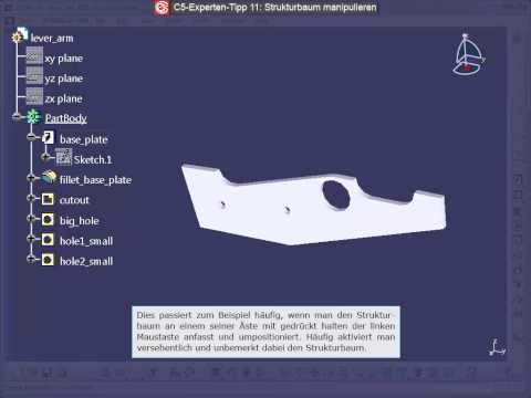 Video: Wie vergrößert man einen Baum in Catia?