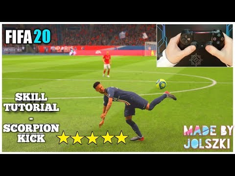 FIFA 20 SKILL TUTORIAL Deutsch | SCORPION KICK (Controller Cam)