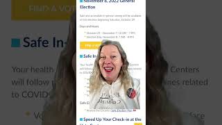 Cast Your Ballot Early!  Polls Are Open 2022 Midterm Elections