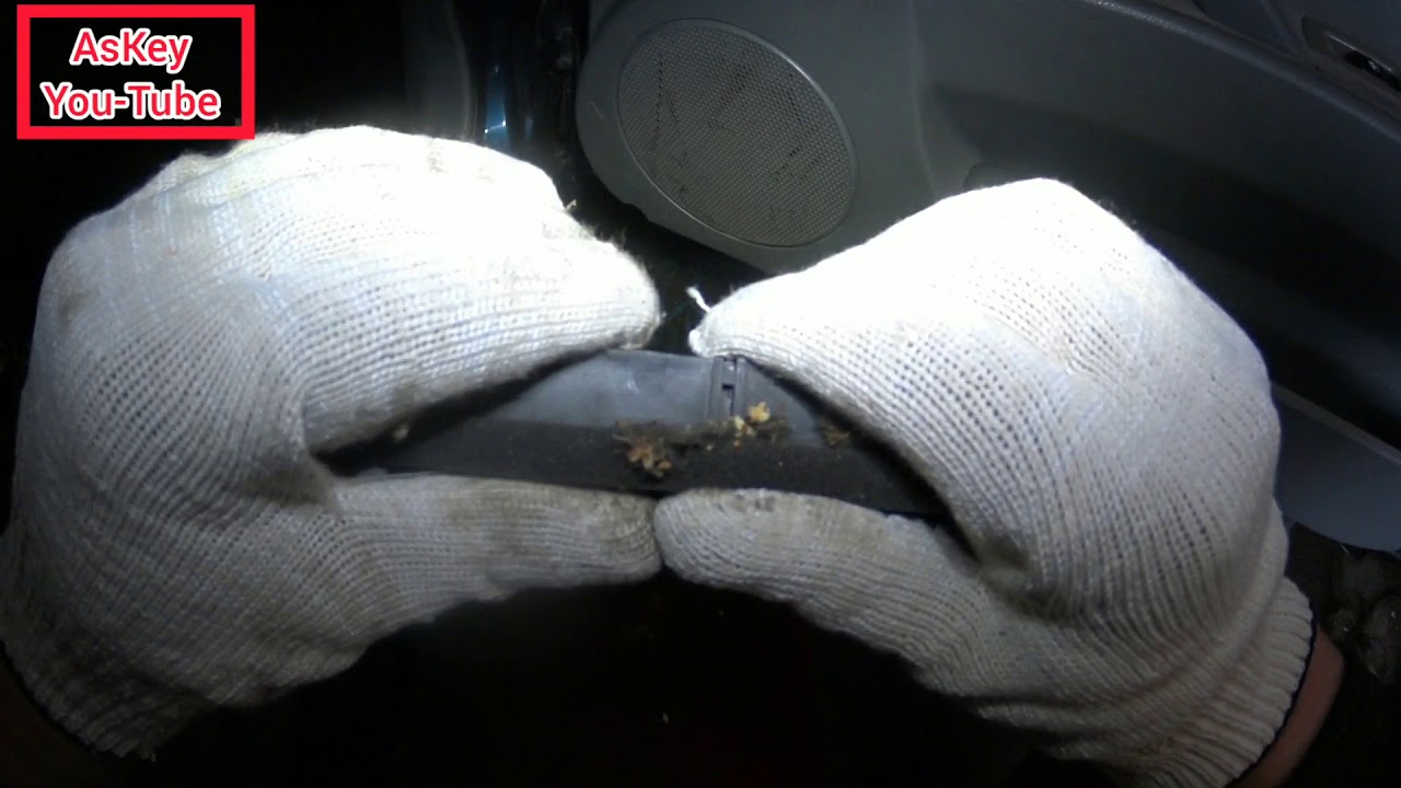 Шевроле Лачетти Замена салонного фильтра - YouTube