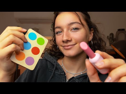 ASMR - Doing Your MakeUp with Wooden Tools! (Roleplay) - ASMR - Doing Your MakeUp with Wooden Tools! (Roleplay)