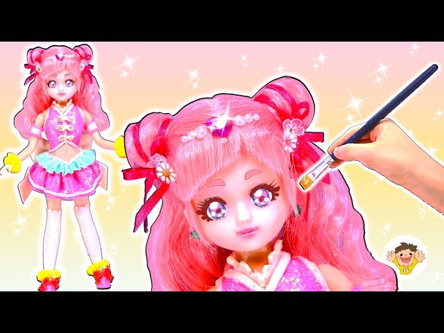 リカちゃん HUGっと！プリキュアに変身❤キュアエールの衣装を粘土で