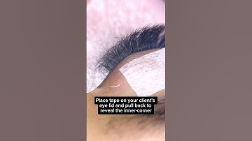 LASH HACK: lashing inner-corners 🤯