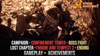 Lone Tyrant Boss Fight & Throne and Tempest II Full Ending Cutscene + Achievements | WWM 1.7