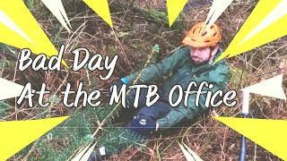 Fails and Bails, bad day at the MTB Office #strava #garmin