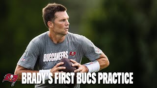 Tom Brady's First Practice as a Buccaneer