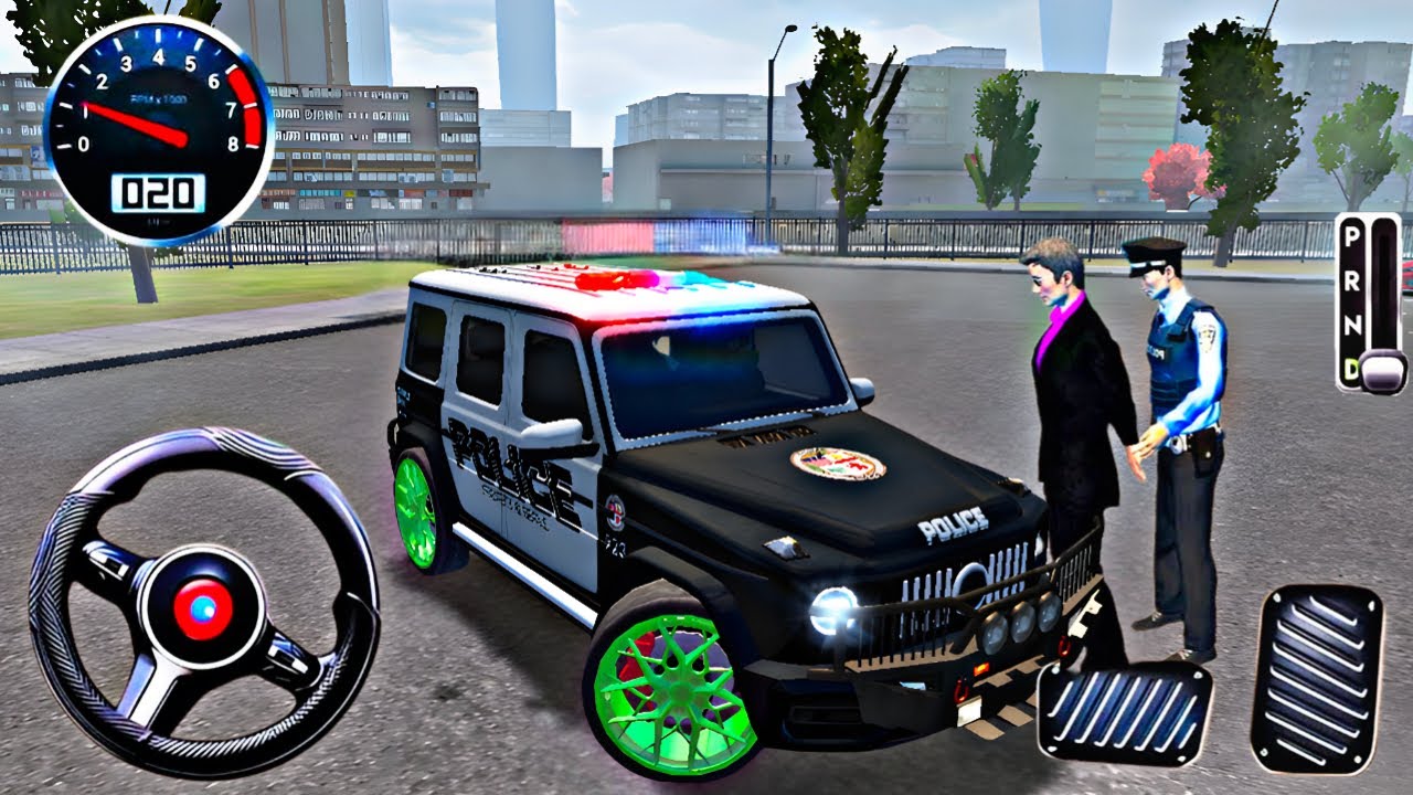 Police Car Chase Simulator 3D Game - Real Cop Cars Driving Simulator 2025 - Android GamePlay