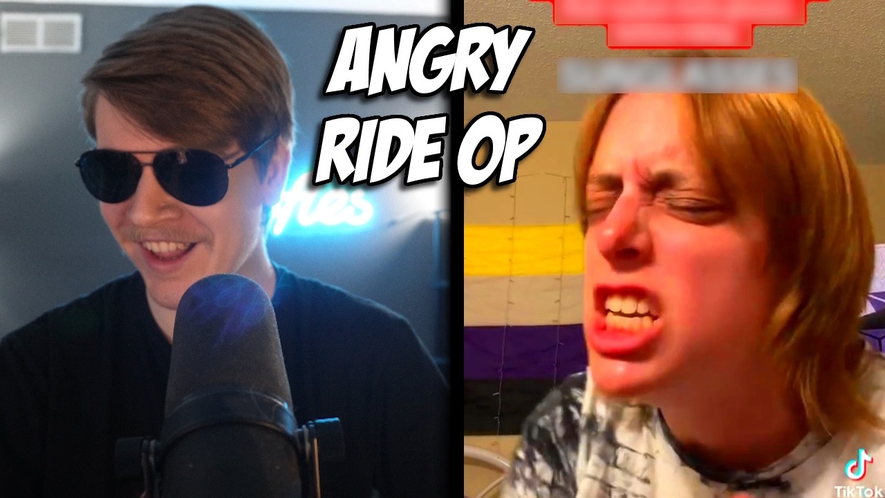 Разъяренный оператор аттракциона в ярости из-за мета-очков