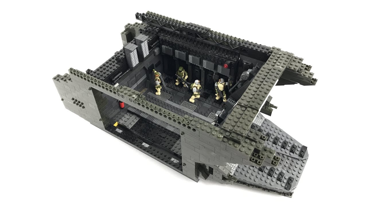 Halo Mega Construx ULTIMATE Pelican Dropship MOC Phase 1 — Troop Ack