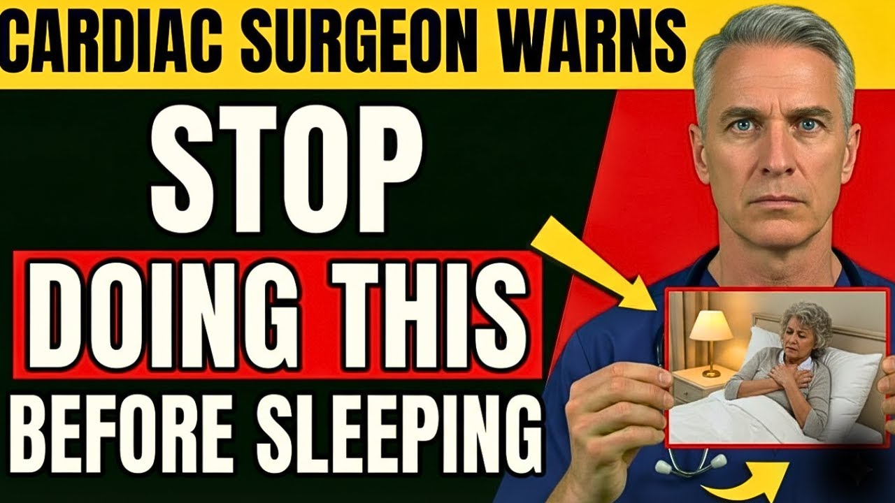 SENIORS! This Sleep Habit Is Damaging Your Heart After 60! | Senior Health Tips