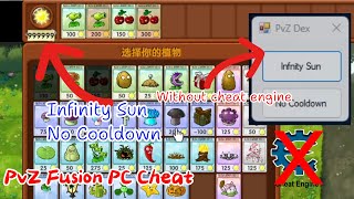 PVZ FUSION PC UNLIMITED SUN NO COOLDOWN WITHOUT CHEAT ENGINE EASY TO USE