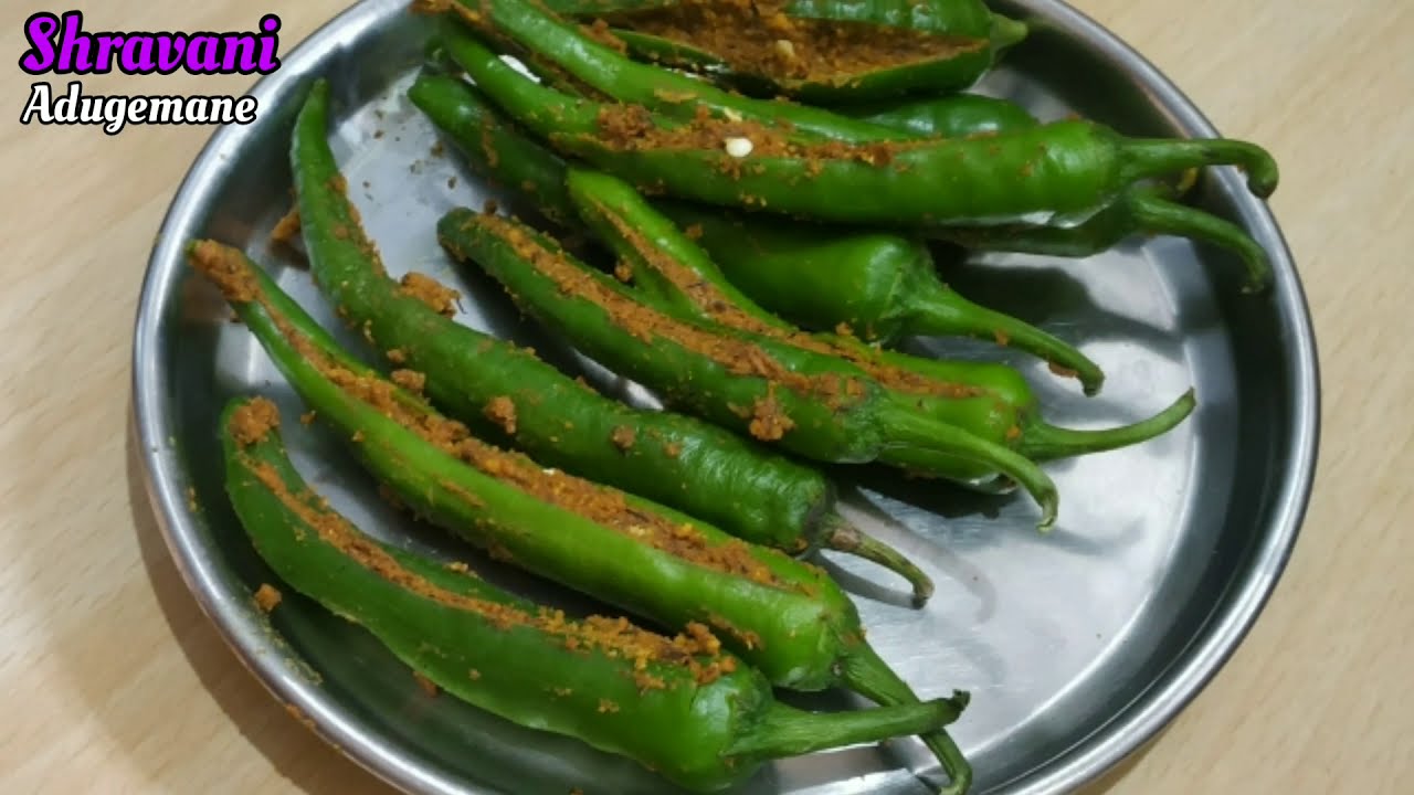 ಉಟಕ್ಕೆ ಸಖತ್ ರುಚಿ ಕೊಡುವ ಇದು ಮೆಣಸಿನಕಾಯಿ ಒಮ್ಮೆ ಮಾಡಿ ನೊಡಿ / Side dish for dinner/tasty green chilli