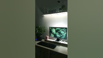 cozy setup makeover ✨️🍃 #relaxing #desksetup #productivity #shorts