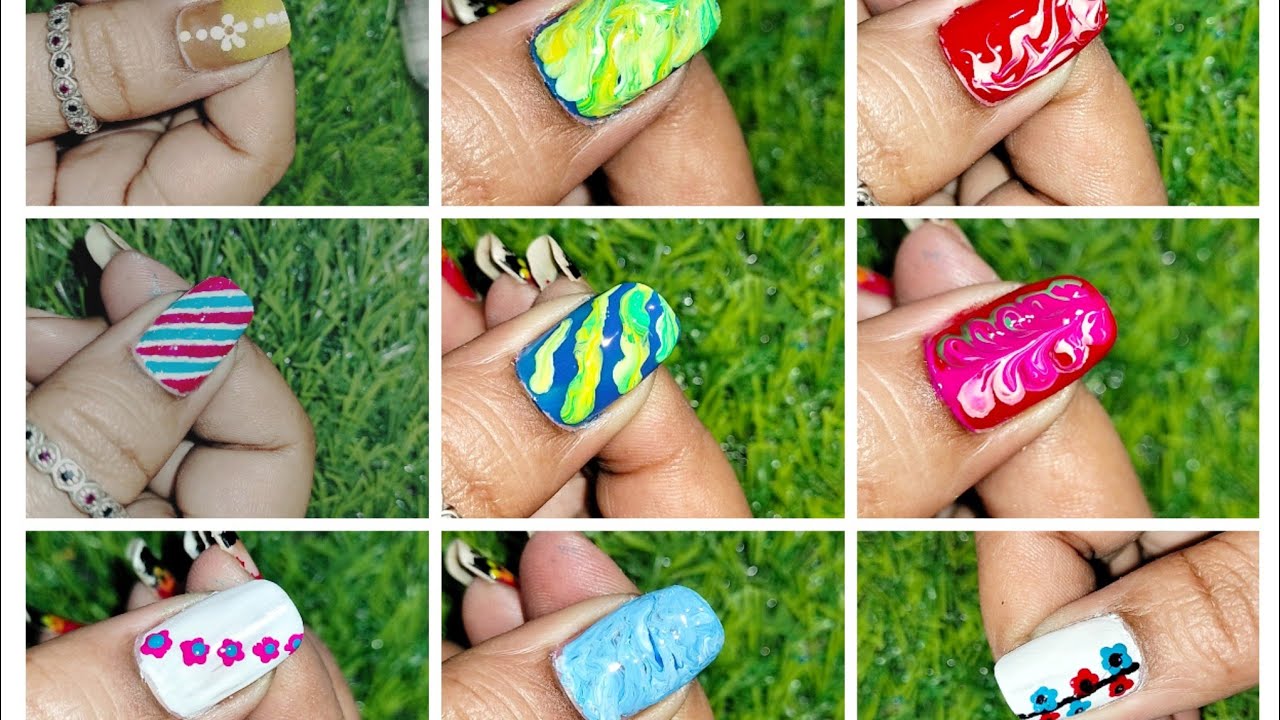 9. Acrylic Nail Designs with Marble - wide 9