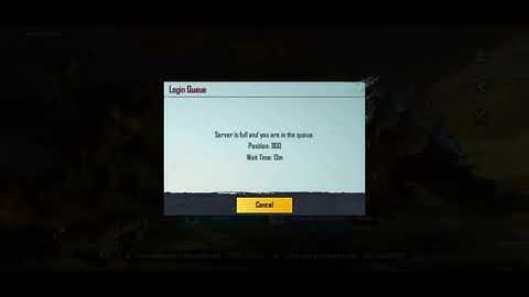 Server is full and you are in the queue - PUBG Mobile