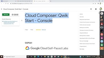 Cloud Composer Qwik Start   Console |qwiklabs Solution| Learn To Earn #learntoearnchallenge