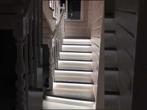 Automatic LED Stair Lighting - YouTube