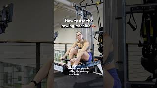 How to use the rowing machine properly (from a former D1 rower 🚣) #rowingmachine #cardioworkout