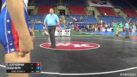 145 Cons. Round 4 - Chase Roth (Texas) vs. Christo...