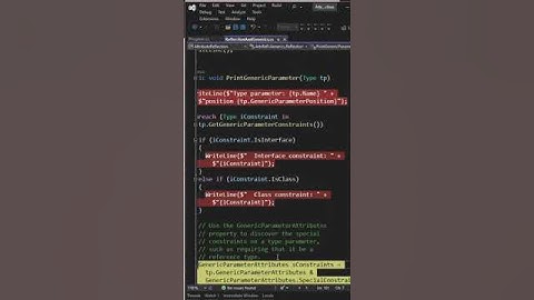 Attributes and reflection in C# - Reflection and generics - part 6 of 7  #shorts #csharp