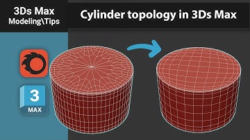 Perfect Quad Topology Cylinder in 3Ds Max – Clean Subdivision Modeling