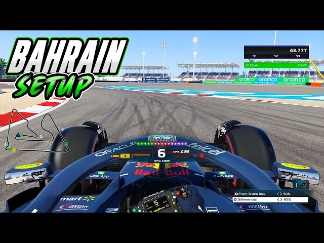 F1 22 Bahrain hotlap on a controller without assists (1:29:938