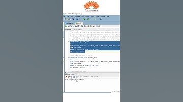 How to Rollback Changes and Use Savepoints in Oracle SQL #shortsyoutube  #sql