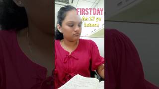first day at work🫠🥹 #internships #minivlog #youtubeshorts #shorts