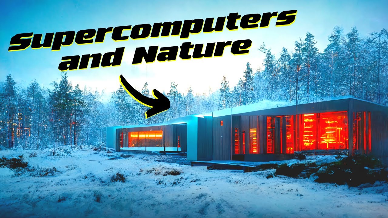 My AI Art Series “Supercomputers and Nature”